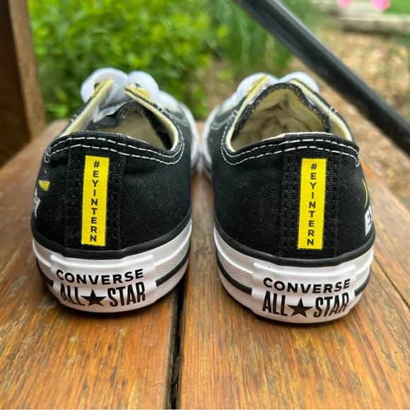CONVERSE ALL STAR SNEAKERS  EY ERNST YOUNG CUSTOM   SIZE 5.5 - Picture 3 of 11